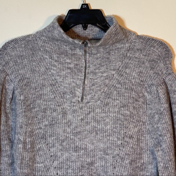 NWT ANTHROPOLOGIE SATURDAY/SUNDAY Vivian Sweater Dress In Grey - Picture 6 of 15